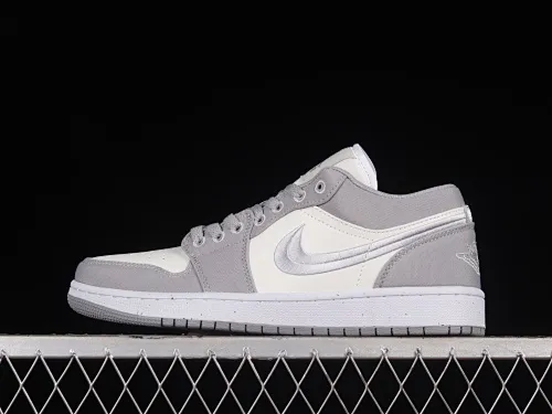 All categories Air Jordan Jordan series basketball shoes Air Jordan 1 Low Air Jordan 1 Low "Light Steel Grey" AJ1 Joe 1 white gray low-top cultural basketball shoes DV0426-012